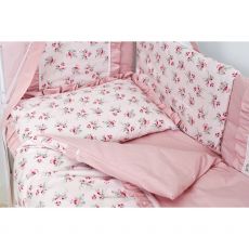 Постільний комплект 8 ел Twins Romantic Spring collection 4024-TR-08 Flower, 120 × 60 см, 100% бавовна